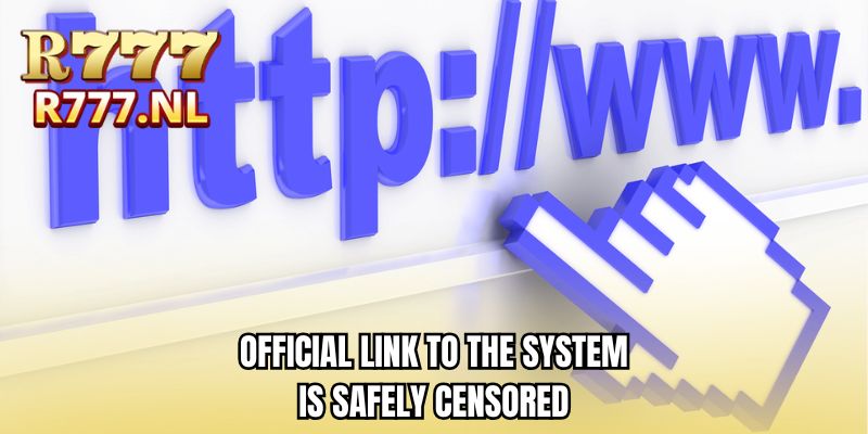Official link to the system is safely censored